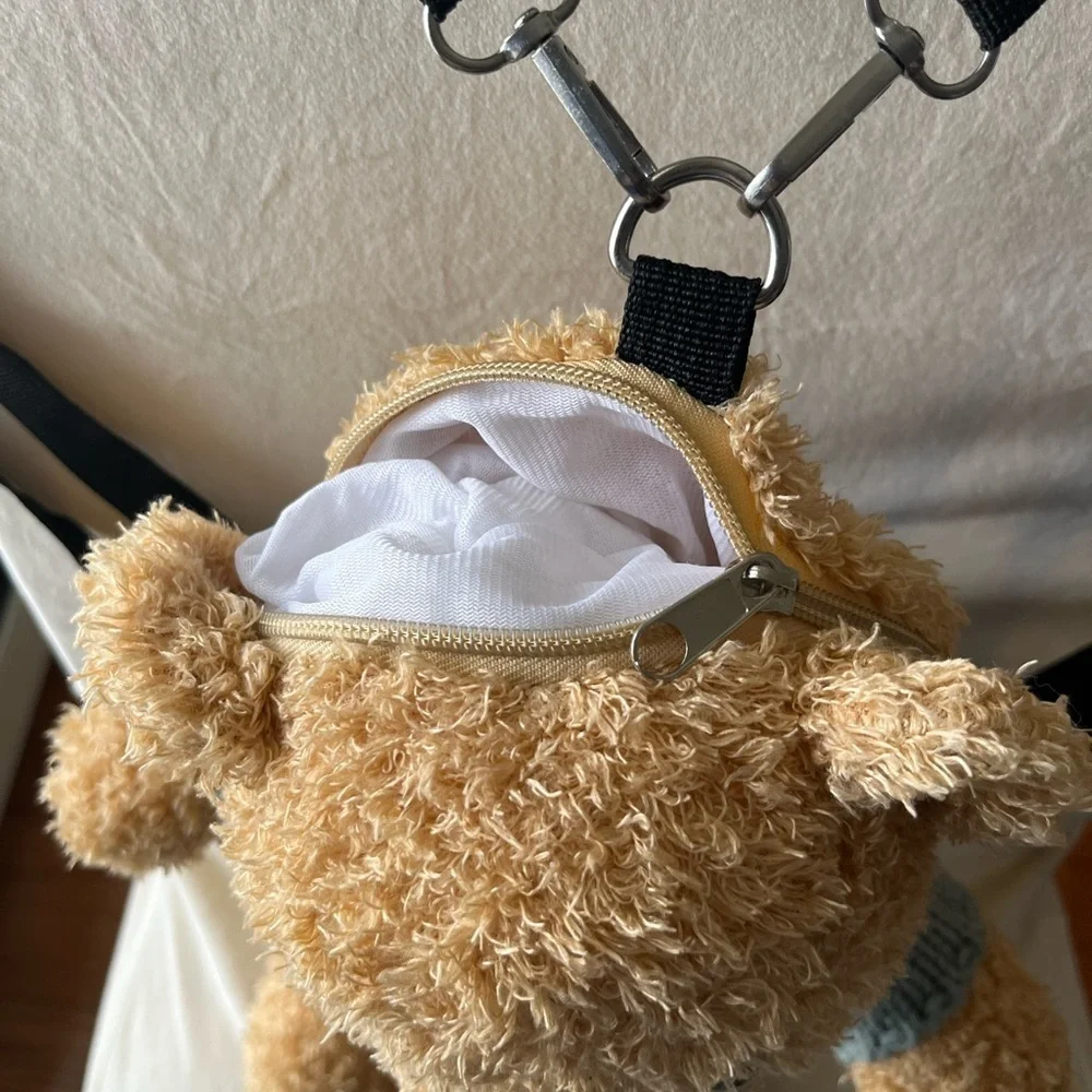 Adorable Tan Teddy Bear Backpack for Kids